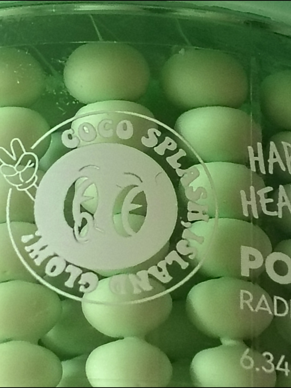 Face & Body Beads – Mint Green Skincare Pearls - Picture 3 of 4